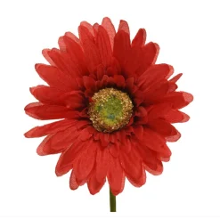 Everlands Kunstplanten En Kunstbloemen>Gerbera rood 50 cm