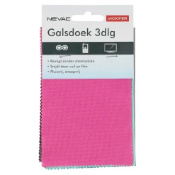 Nevac Schoonmaken>Glasdoek 3-delig