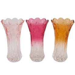 Natural Collections Vazen En Potten>Glazen vaas 13 x 13 x 23 cm