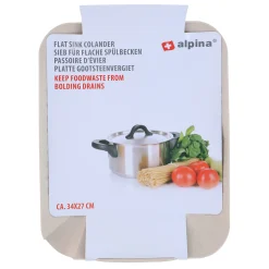 Alpina Koken & Tafelen>Gootsteenvergiet PP 34x27cm
