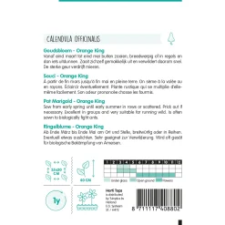 Horti Tops Moestuin>Goudsbloem Orange King