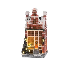 Luville Kerstdorp>Grachthuis winkel 8x9x18cm