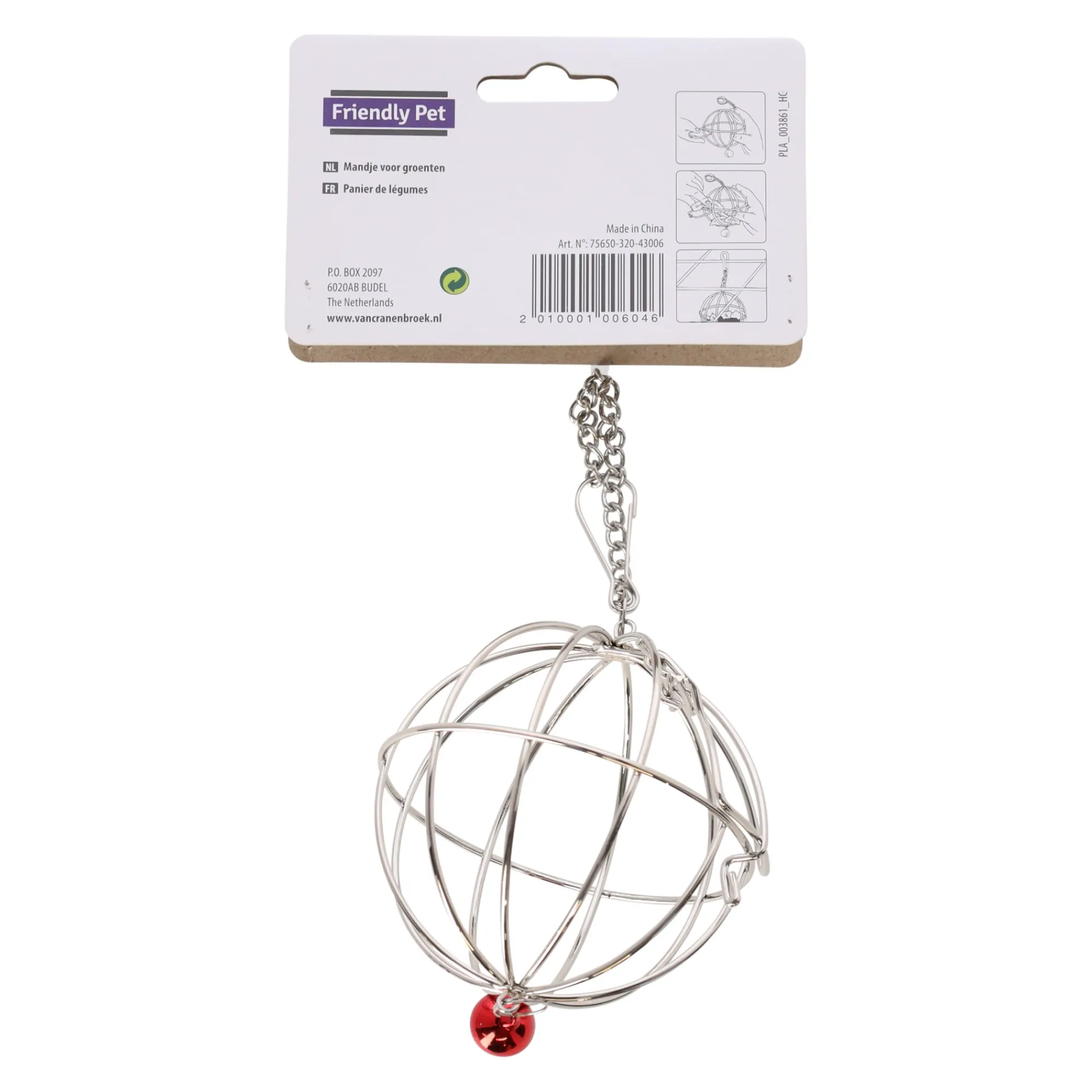 Friendly Pet Voer- En Drinkbakken Knaagdier>Groentenkorf metaal