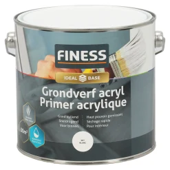 Finess Muurverf>Grondverf acryl wit 2.5L