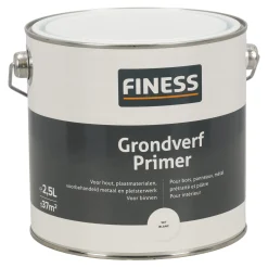 Finess Muurverf>Grondverf wit 2.5L wit Promo