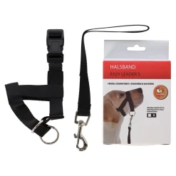 Friendly Pet Hondenriem>Halsband easy leader zwart S FP
