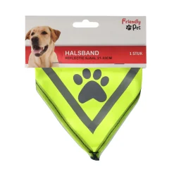 Friendly Pet Hondenriem>Halsband sjaal reflectie 21-33cm FP