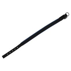 Flamingo Hondenriem>Halsband soft grip zwart 15mm x 39cm