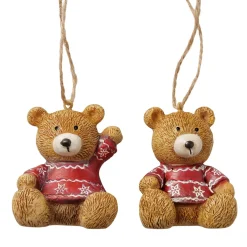 Boltze home Kerstdecoratie|Kerstballen>Hanger beer Bailey 6cm
