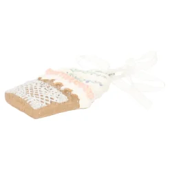 Kerstdecoratie|Kerstballen>Hanger cake gingerbread 9 cm