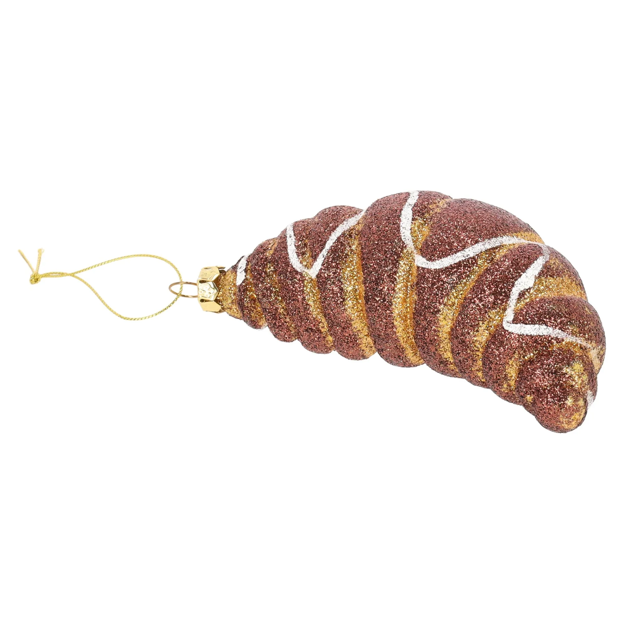 Kerstdecoratie|Kerstballen>Hanger croissant 8 x 12 cm