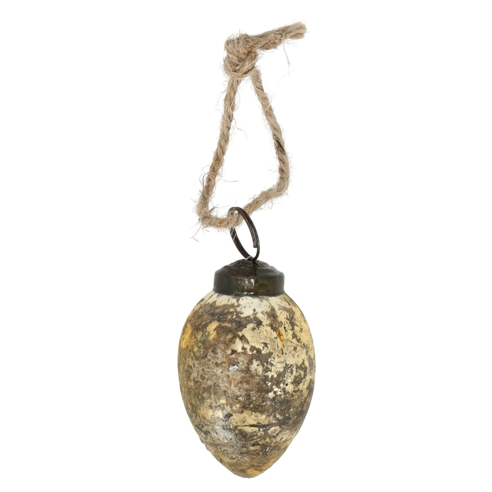 O'malley Pasen>Hanger ei glas 6x4cm goud