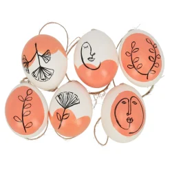 Natural Collections Pasen>Hanger ei nature oranje 6st