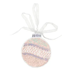 Kerstdecoratie|Kerstballen>Hanger kerstbal gingerbread 7 cm