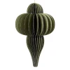 Decoris Kerstdecoratie|Kerstballen>Hanger papier pegel groen 15 cm