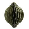 Decoris Kerstdecoratie|Kerstballen>Hanger papier pegel ui groen 40 cm