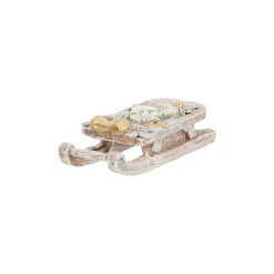 Kerstballen|Kerstdecoratie>Hanger slee met schaats 8 cm