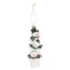 Kerstdecoratie|Kerstballen>Hanger sneeuwman 5 x 15 cm