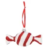 Kerstdecoratie|Kerstballen>Hanger snoep rood wit 13 x 5 cm