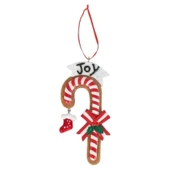 Kerstdecoratie|Kerstballen>Hanger snoepstok 6cm