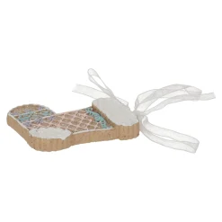 Kerstdecoratie>Hanger sok gingerbread 8 cm