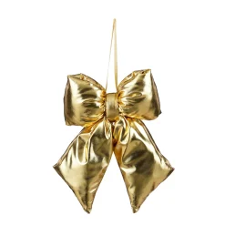 Mica Decorations Kerstdecoratie|Kerstballen>Hanger strik goud 19x16x3cm