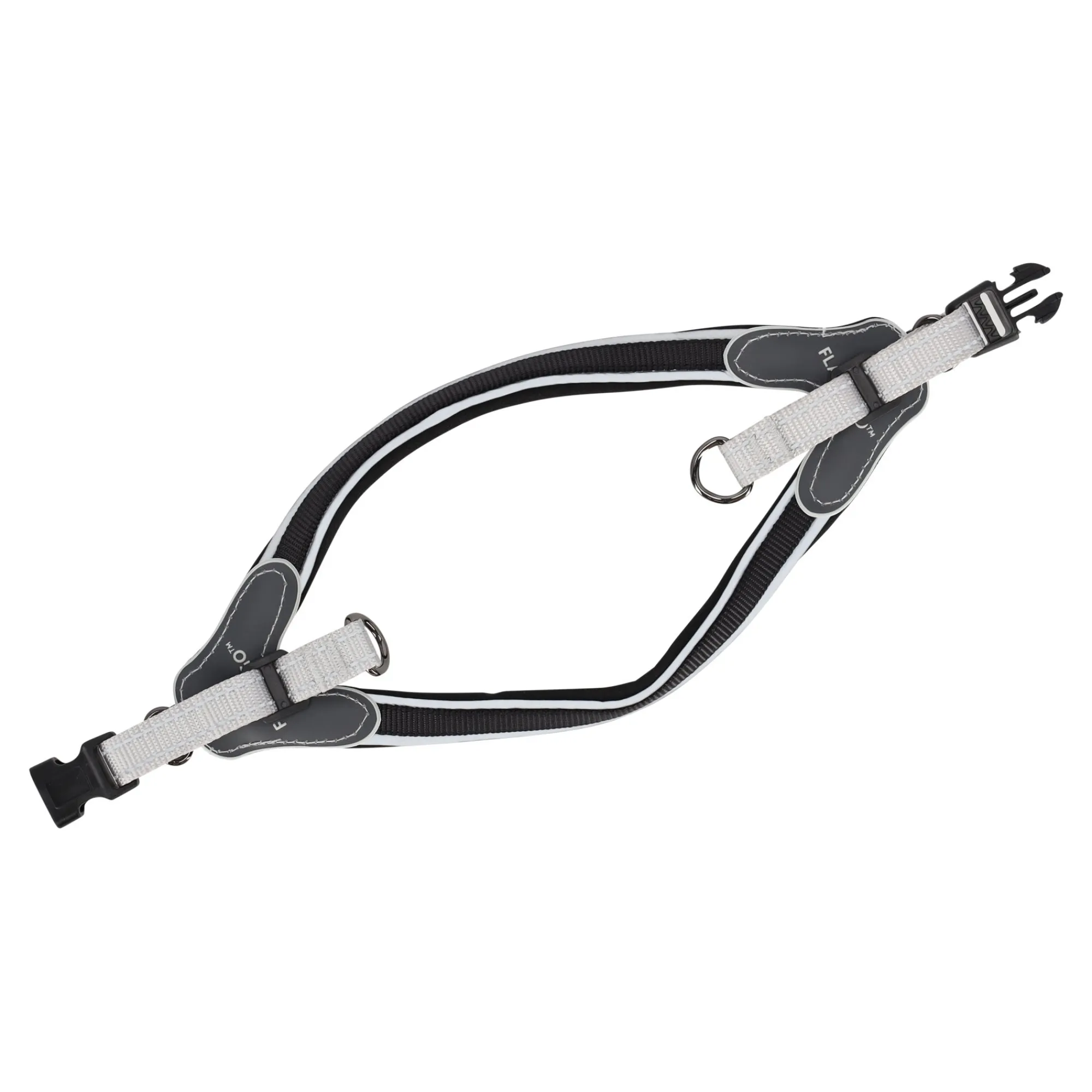 Flamingo Hondentuig>Harnas Hilka Easy grijs M 25mm 45-55cm FP
