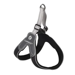 Flamingo Hondentuig>Harnas Hilka easy zwart M 25mm 40-50cm FP