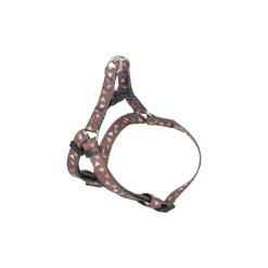 Flamingo Hondentuig>Harnas Step&Go Baka bruin 35-50cm