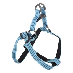 Flamingo Hondentuig>Harnas Step&go Jannu blauw S 25-45cm