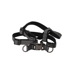 Flamingo Hondentuig>Harnas Step&go Jannu zwart L 40-70cm