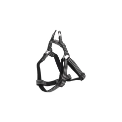 Flamingo Hondentuig>Harnas Step&go Jannu zwart S 25-45cm