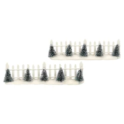 O'malley Kerstdorp>Hekwerk mini wit