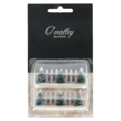 O'malley Kerstdorp>Hekwerk mini wit