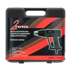 2-Force Elektrisch Gereedschap>Heteluchtpistool met koffer HP2000W
