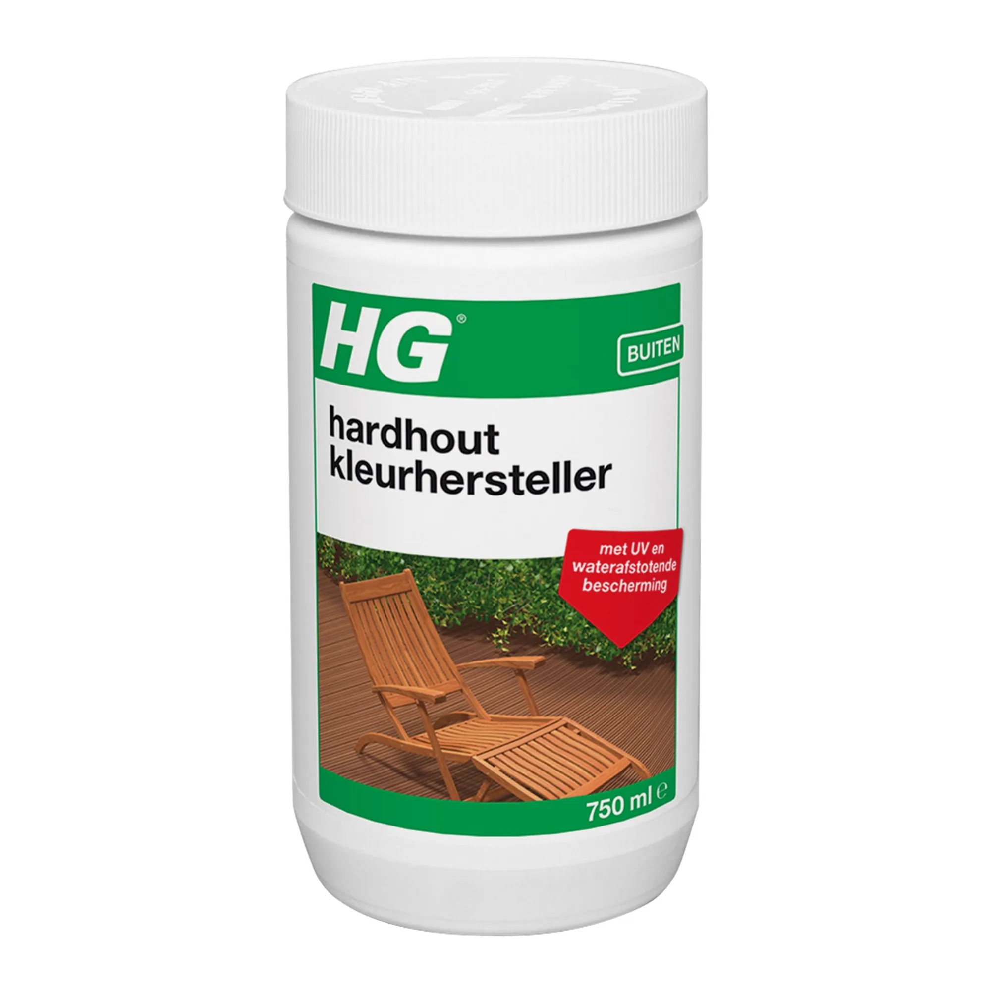HG Tuinmeubelonderhoud|Schoonmaken>hardhout kleurhersteller 0.75L