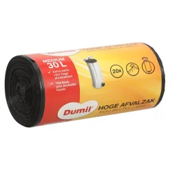 Dumil Schoonmaken>Hoge afvalzak medium 30L 20st