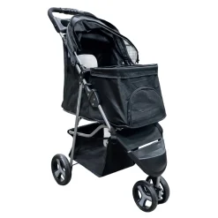 Friendly Pet Reizen Hond>Hondenbuggy 3-wiel zwart 47x100x80cm