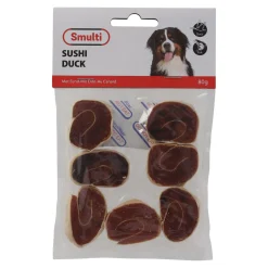 Smulti Hondensnacks>Hondensnack duck sushi 80G