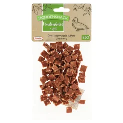 Smulti Hondensnacks>Hondensnack eend+rijst bites 85G