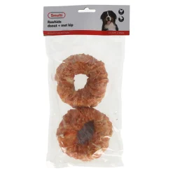 Smulti Hondensnacks>Hondensnack kip donut 12 cm 2st