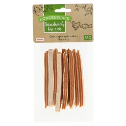 Smulti Hondensnacks>Hondensnack kip met vis sandwich 85 g