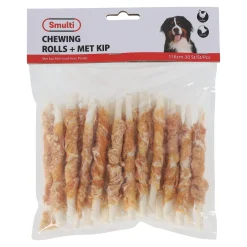 Smulti Hondensnacks>Hondensnack kip stick 12cm 30st