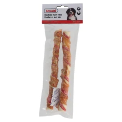 Smulti Hondensnacks>Hondensnack kip stick 24cm duo 2st