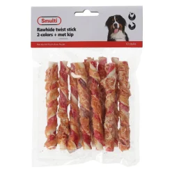 Smulti Hondensnacks>Hondensnack kip stick 12cm duo 10st