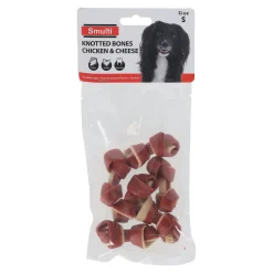 Smulti Hondensnacks>Hondensnack knoopbeen kip met kaas 6st S