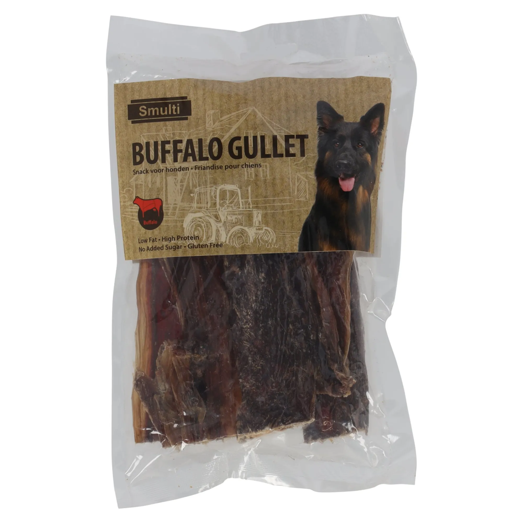 Smulti Hondensnacks>Hondensnack nature slokdarm 100g