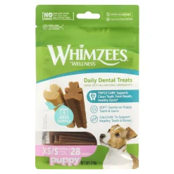 Whimzees Hondensnacks>Hondensnack puppy XS/S 28st