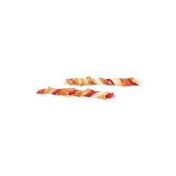 Smulti Hondensnacks>Hondensnack rawhide staaf + kip 7/8mm 12cm 350g