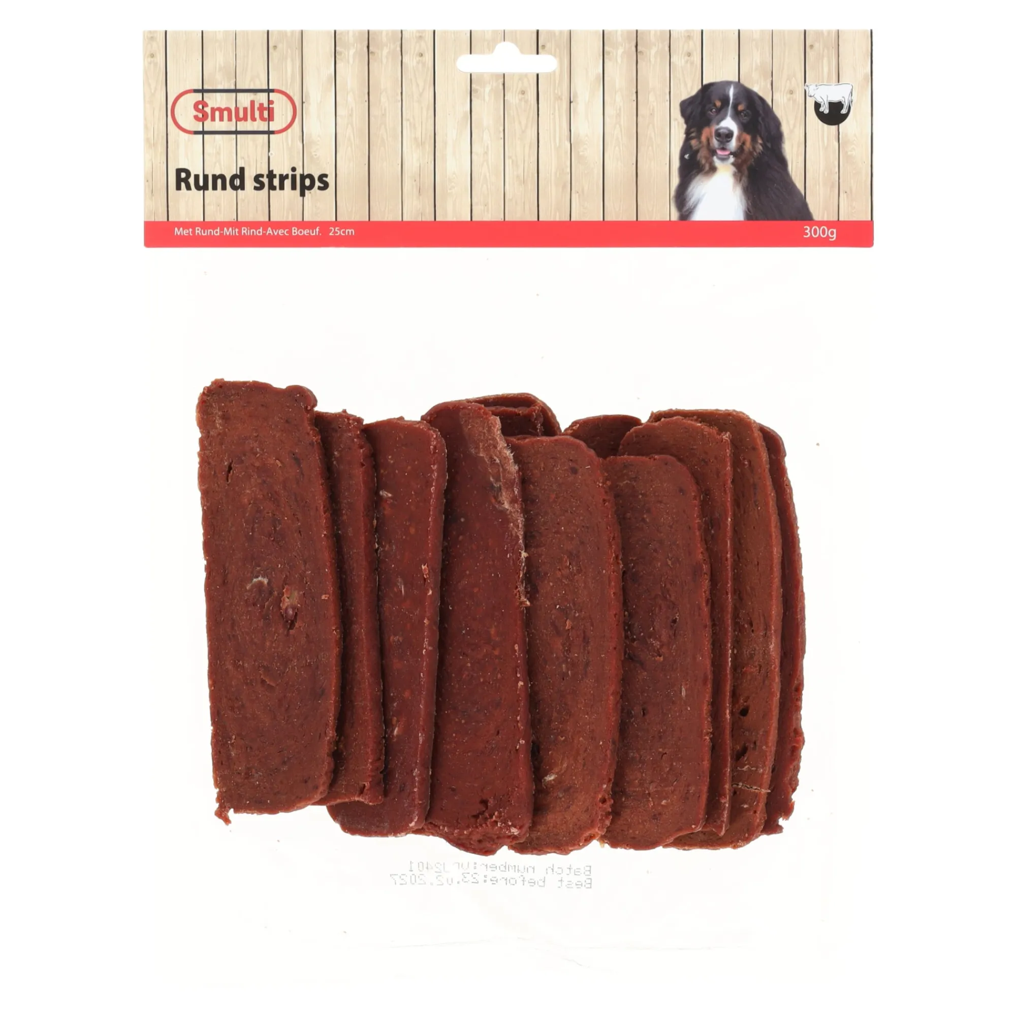 Smulti Hondensnacks>Hondensnack rund strips 300g